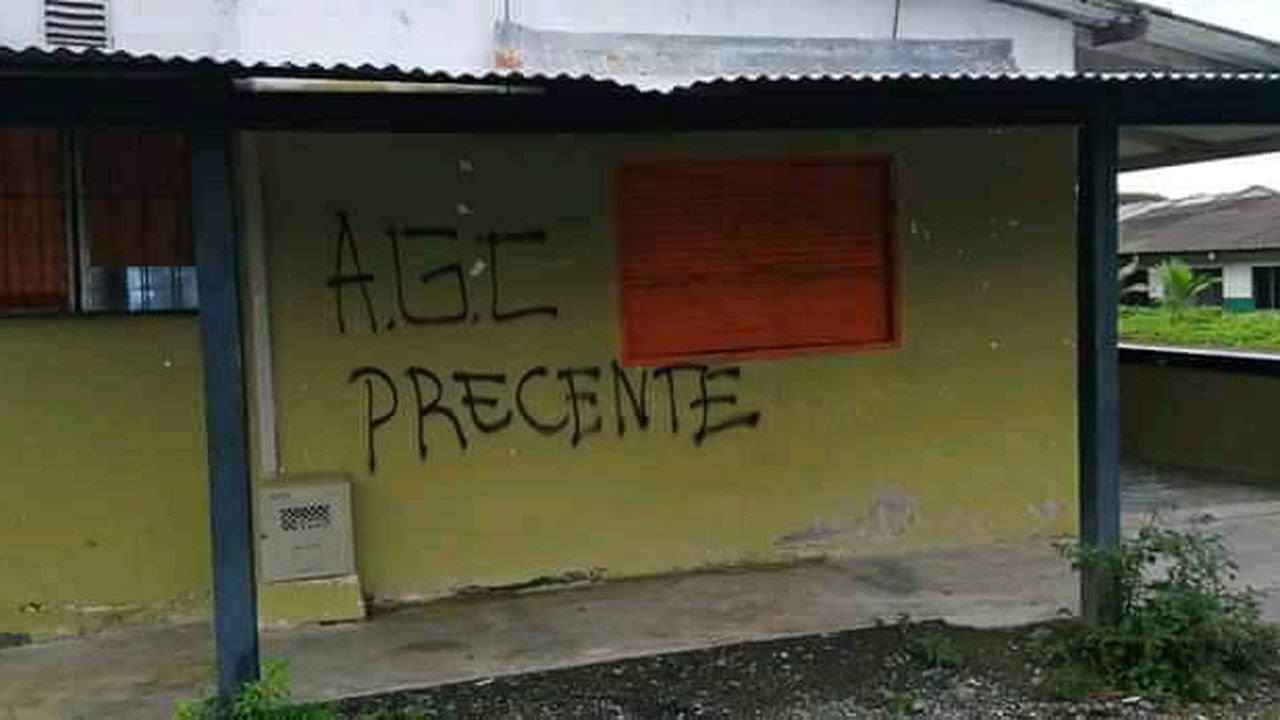 Temor en Urabá y Chocó por grafitis de las AGC