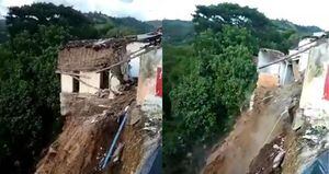 Colapso de viviendas en Ebéjico, Antioquia.