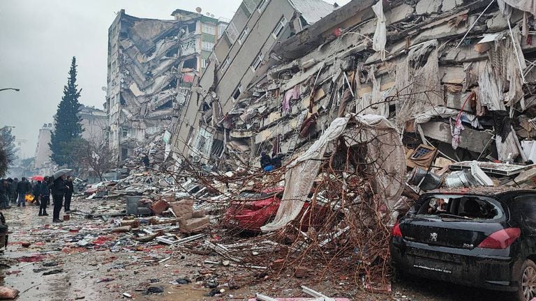 El impacto del terremoto en Turquía y Siria.