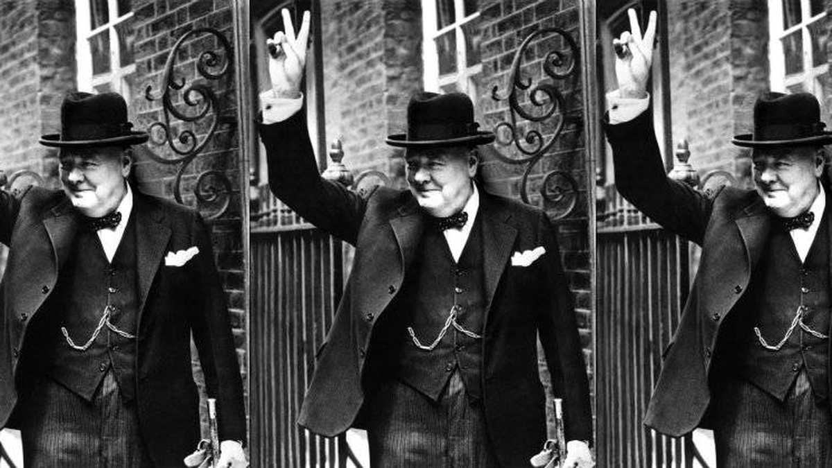 Winston Churchill en 1943. Crédito: N/B B/W AppleMark.
