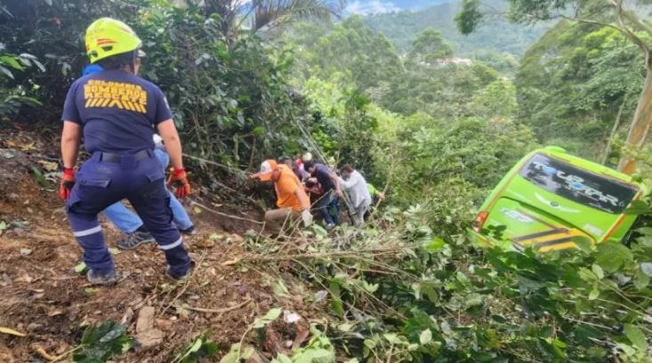 Los Bomberos de Cundinamarca indicaron que hay 24 heridos