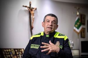 Mayor General Eliecer Camacho.
Comandante de la Policía Metropolitana de Bogotá.
Foto: Juan Carlos Sierra-Revista Semana.