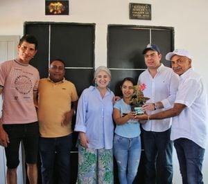 Ministra de Vivienda, Catalina Velasco, entregó las primeras viviendas del programa 'Mi Casa en el Campo', en La Paz, departamento del Cesar.