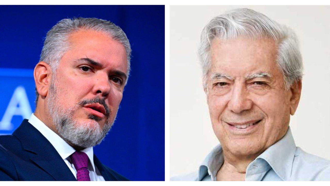Iván Duque y Mario Vargas Llosa