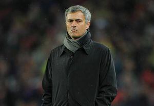 El rostro de José Mourinho tras perder el invicto del Real Madrid y la humillación de su eterno rival al caer el lunes 5-0 en el clásico del fútbol español.