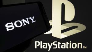 ANKARA, TURKEY - FEBRUARY 27: In this photo illustration a mobile phone and a computer screen display the PlayStation and Sony logo in Ankara Turkey on February 27, 2020. Fatih Kurt / Anadolu Agency