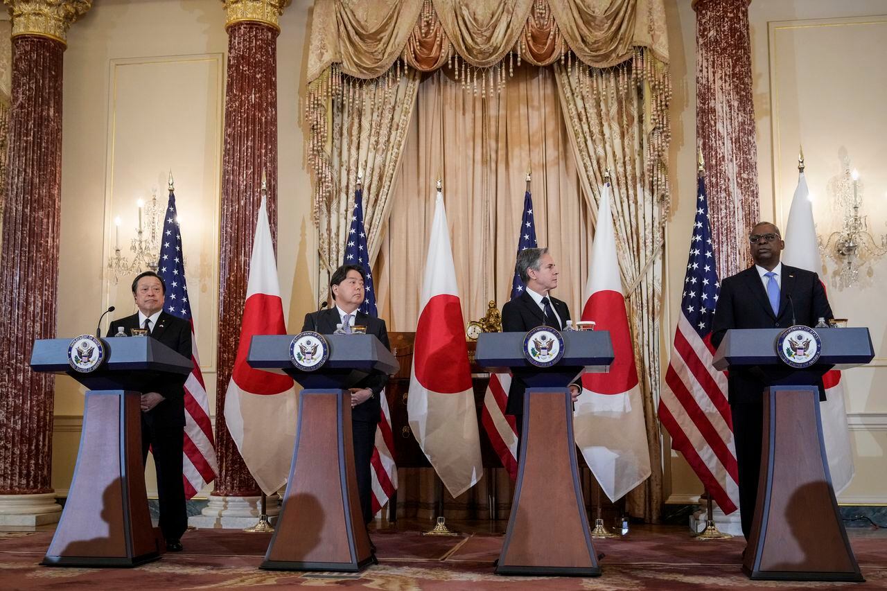 Reunión de ministros de defensa de Japón y Estados Unidos