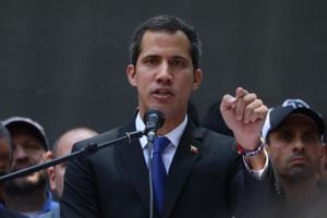 Juan Guaidó, presidente interino de Venezuela.