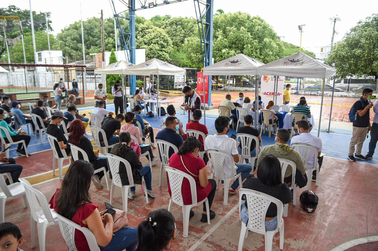 Masiva participación en la Jornada de Registro en la Ruta de Empleo desde el barrio Quinta Oriental en Cúcuta.
