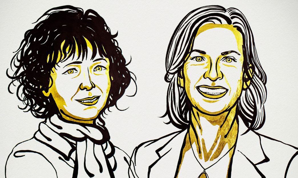 La Real Academia Sueca de Ciencias concedió el Premio Nobel de Química a Emmanuelle Charpentier y Jennifer Doudna.