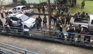 Las autoridades de Ecuador cubrieron rápidamente el recinto carcelario