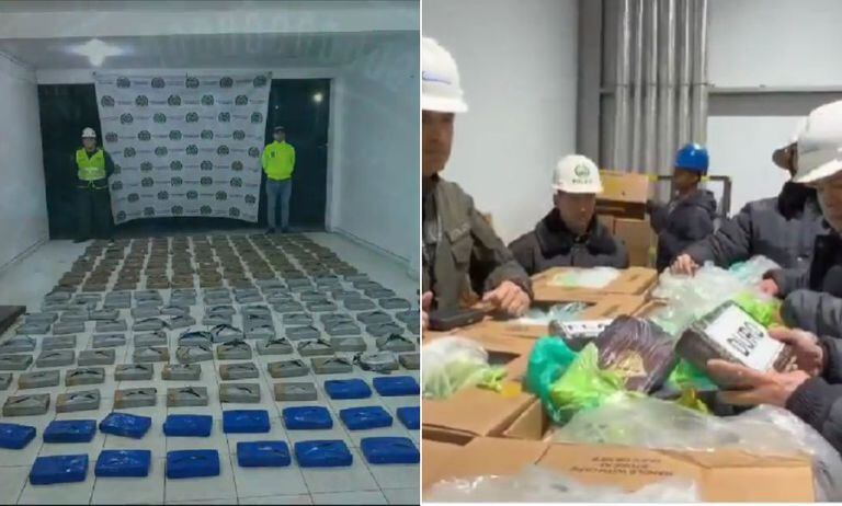 Incautación de Cocaína en los principales puertos del país.