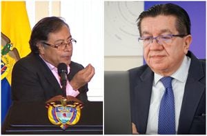Presidente Gustavo Petro y exministro de Salud Fernando Ruiz