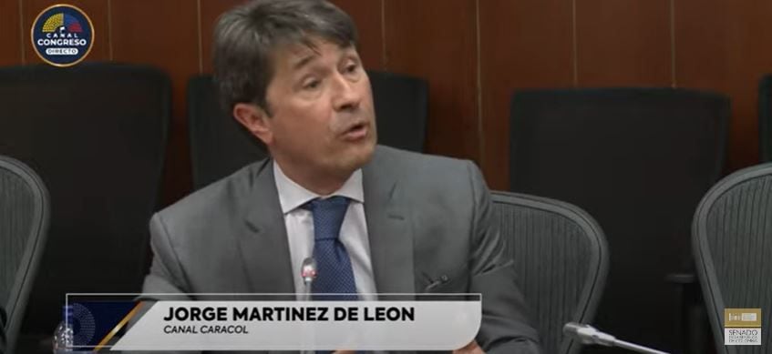 Jorge Martínez de León, Caracol Televisión.