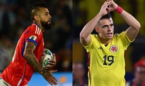 Chile y Colombia se enfrentarán desde las 7:30 p.m.