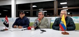 Los comandantes del ELN llegaron a Bogotá con la protección del Gobierno del presidente Gustavo Petro.