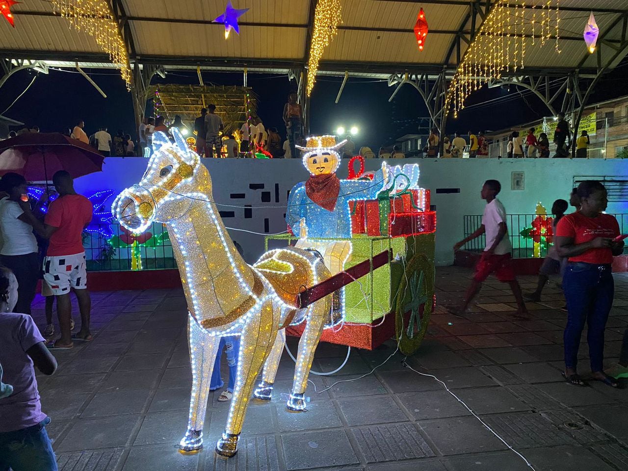 La Alcaldía de El Charco hizo una inversión de 100 millones de pesos en la decoración navideña.