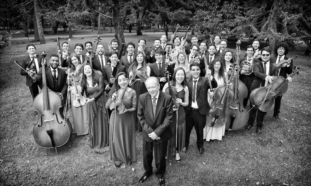 La Orquesta Filarmónica Juvenil de Bogotá, bajo la batuta del director italiano Sebastiano Rolli, estará presente en las noches de ópera. Cortesía del Festival de Música de Cartagena