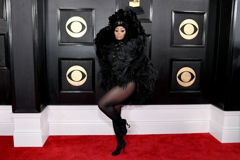 LOS ANGELES, CALIFORNIA - FEBRUARY 05: (FOR EDITORIAL USE ONLY) Blac Chyna attends the 65th GRAMMY Awards on February 05, 2023 in Los Angeles, California. (Photo by Jon Kopaloff/WireImage)