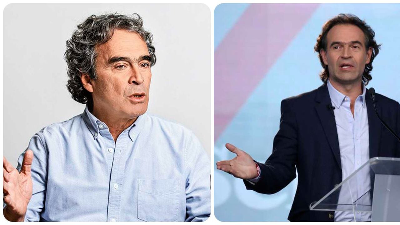 Sergio Fajardo y Federico Gutiérrez, candidatos presidenciales 2022.
