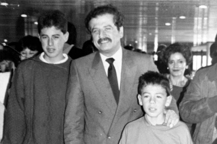 Luis Carlos Galán y sus hijos