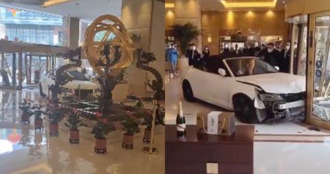Caos en hotel de Shanghái