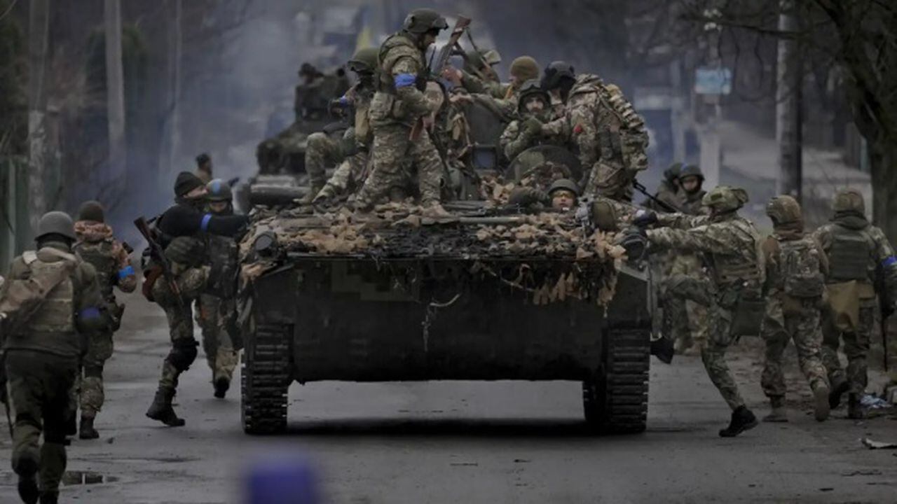 La contraofensiva ucraniana llega hasta Jersón y detuvo el referendo ruso. Foto: AFP