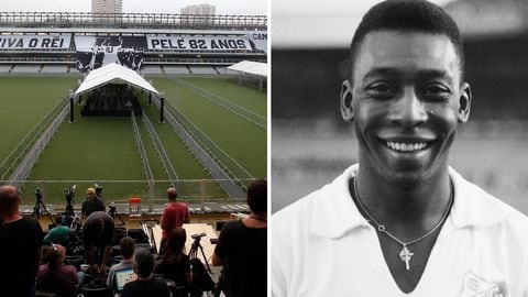El estadio Vila Belmiro estará abierto durante 24 horas seguidas para el funeral de Pelé