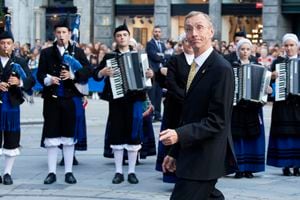 OVIEDO, SPAIN - OCTOBER 19:  Svante Paabo arrives to the 2018 Princess of Asturias Awards Ceremony at the Campoamor Teather on October 19, 2018 in Oviedo, Spain.  (Photo by Carlos R. Alvarez/WireImage)