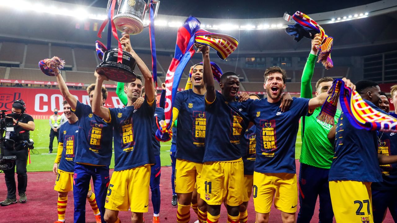 Con un Messi iluminado, el Barcelona gana la Copa del Rey