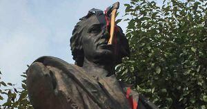 El miércoles 30 de agosto, en horas de la mañana, una estatua de bronce de Cristóbal Colón apareció decapitada en el parque de Yonkers, al norte de Nueva York