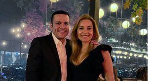 Juan Diego Alvira y su esposa Ana María Escobar
