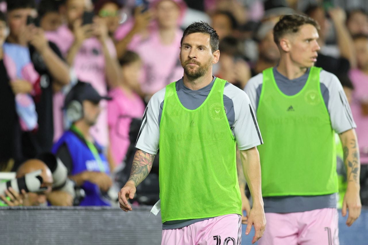 Lionel Messi arrancó como suplente ante Cincinnati.