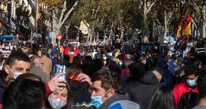 El Rastro de Madrid el 22 de noviembre de 2020.