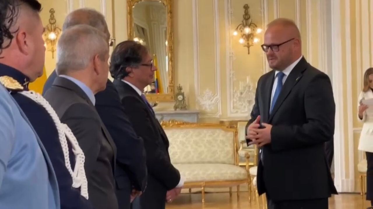 Presidente Petro embajador de Ucrania en Colombia