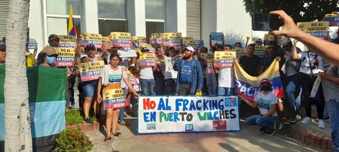 Fracking. Puerto Wilches