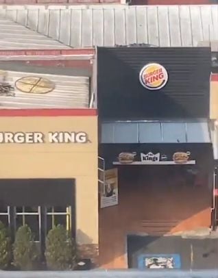 Burger King anunció el cierre temporal del local donde ocurrió el hecho.