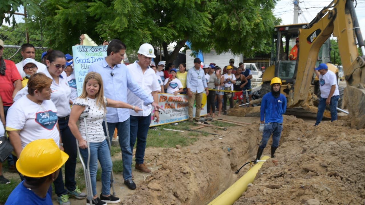 Por primera vez varios barrios tendrán alcantarillado en Soledad.