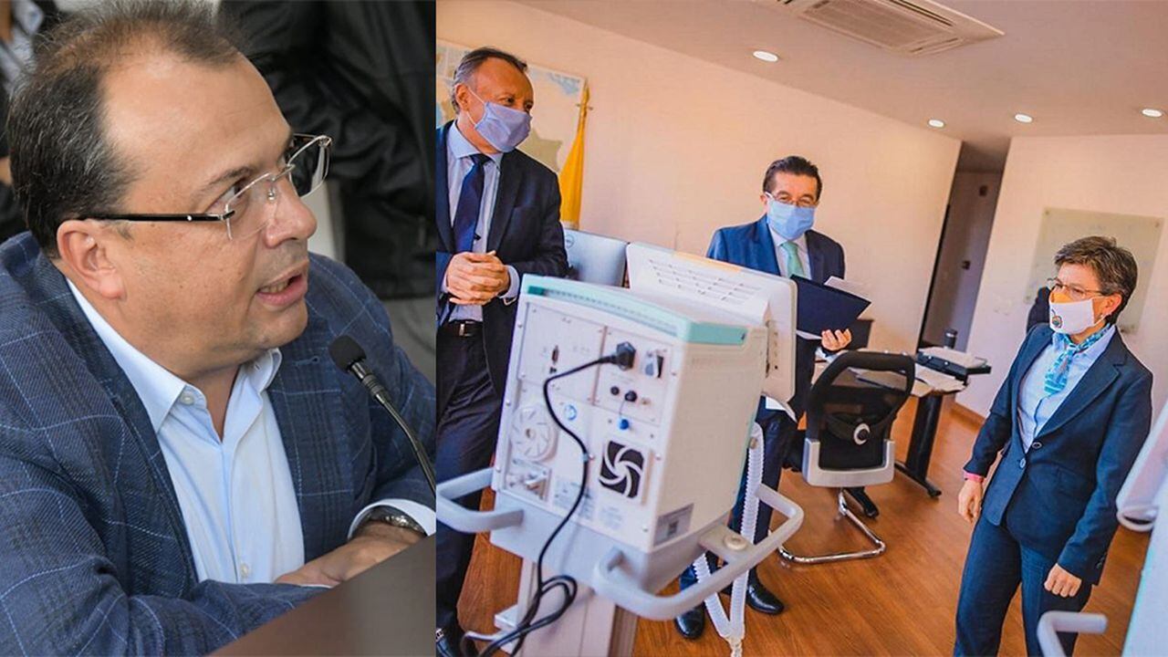 El concejal del Partido de la U, Rubén Torrado, dio a conocer una auditoria de la Contraloría de Bogotá en la que se habla de presuntos sobrecostos en la compra de ventiladores hospitalarios por parte del Distrito.