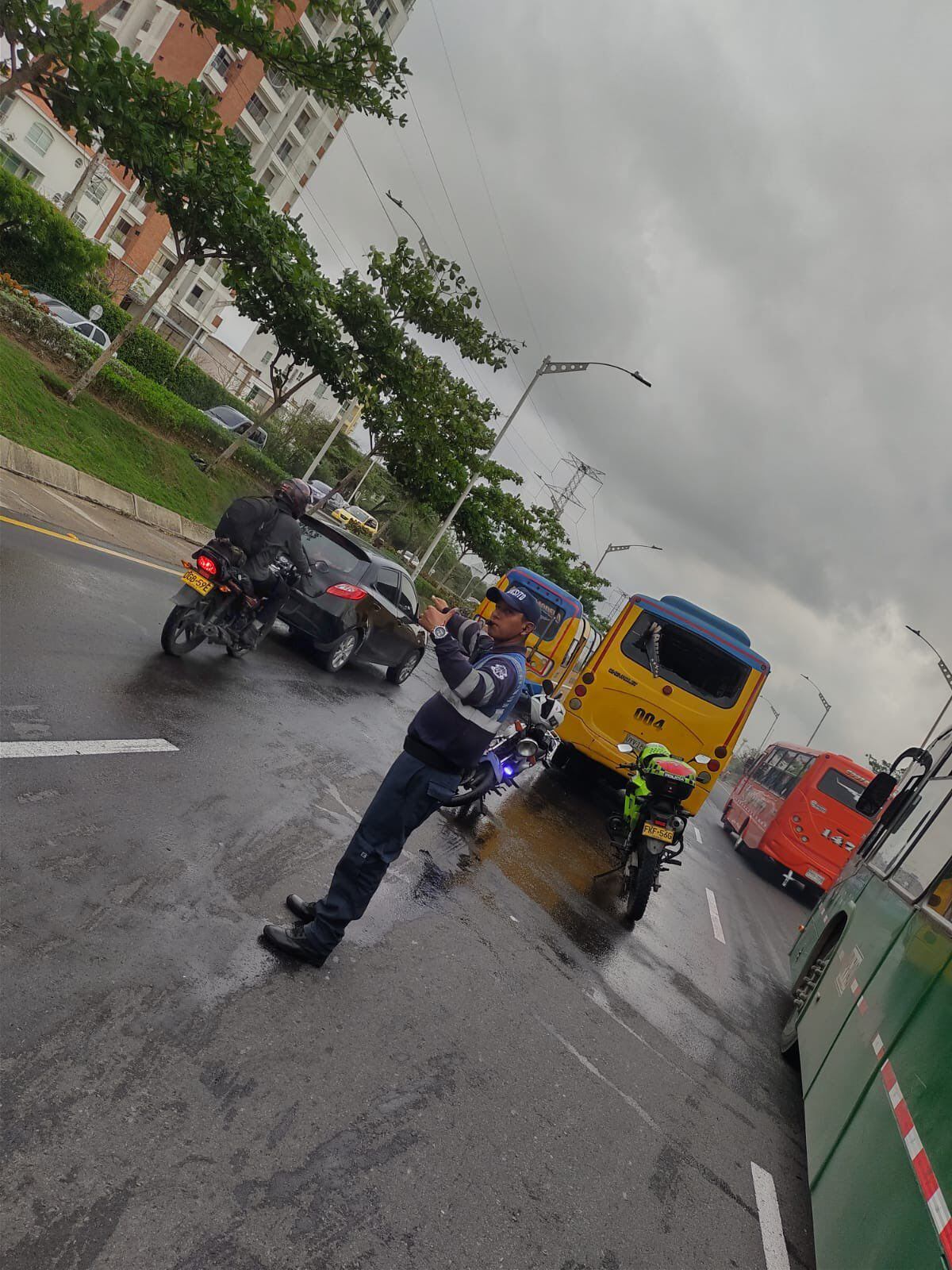 El hecho causó gran congestión vehicular