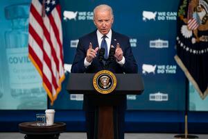 President Joe Biden speaks about the COVID vaccination program during an event in the South Court Auditorium on the White House campus, Tuesday, July 6, 2021, in Washington. (AP Photo/Evan Vucci)