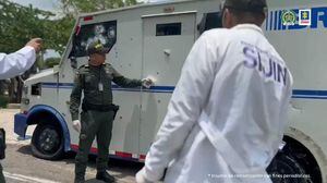 La Fiscalía presentó el material de prueba contra los cinco capturados en una cinematográfica persecución de la Policía tras el asalto a camión de valores en Valledupar