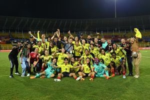 Selección Colombia Femenina tras triunfo ante México.