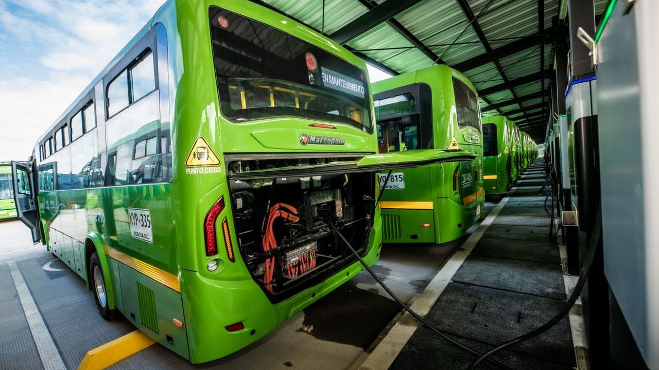 El patio taller donde se cargarán los buses eléctricos es el más grande de América Latina.