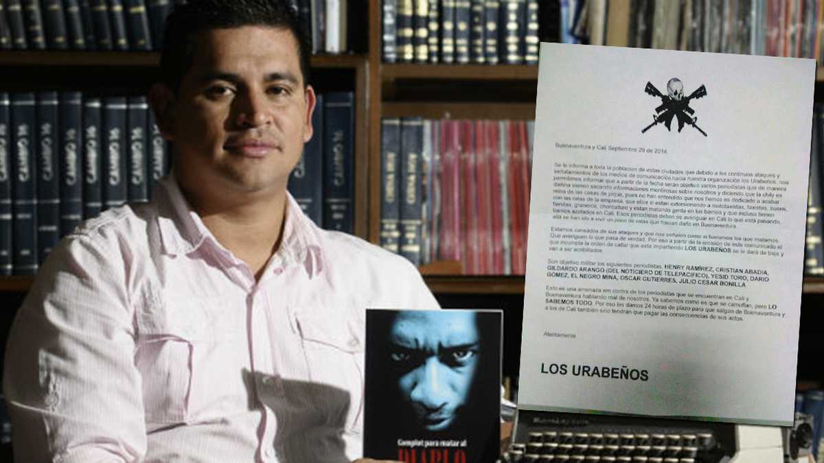 Yesid Toro, y el panfleto que amenazaba a los periodistas.