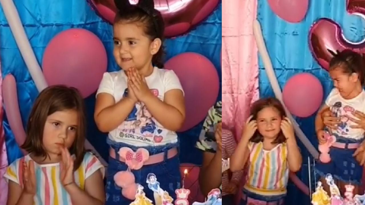 Dos niñas protagonizaron una pelea en plena fiesta de cumpleaños. El video se hizo viral.