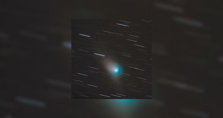 El cometa ZTF fotografiado en Barcelona (España), el 24 de enero de 2023