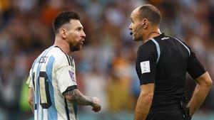 Messi reclamó ante la prensa la actuación del árbitro en el partido entre Argentina y Países Bajos