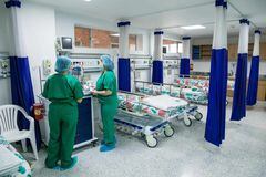 Unidades de cuidados intensivos en el Hospital Pediátrico El Tintal en Bogotá