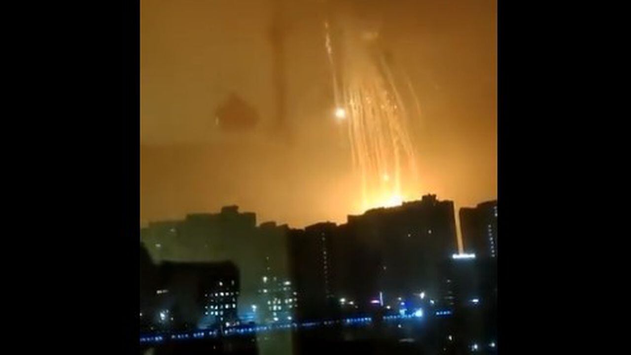 Avión fue derribado sobre Kiev